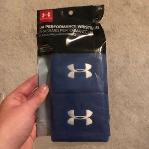 A package of 2 Under Armour Wristbands